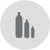 Größen bei Dosen und PET-Flaschen